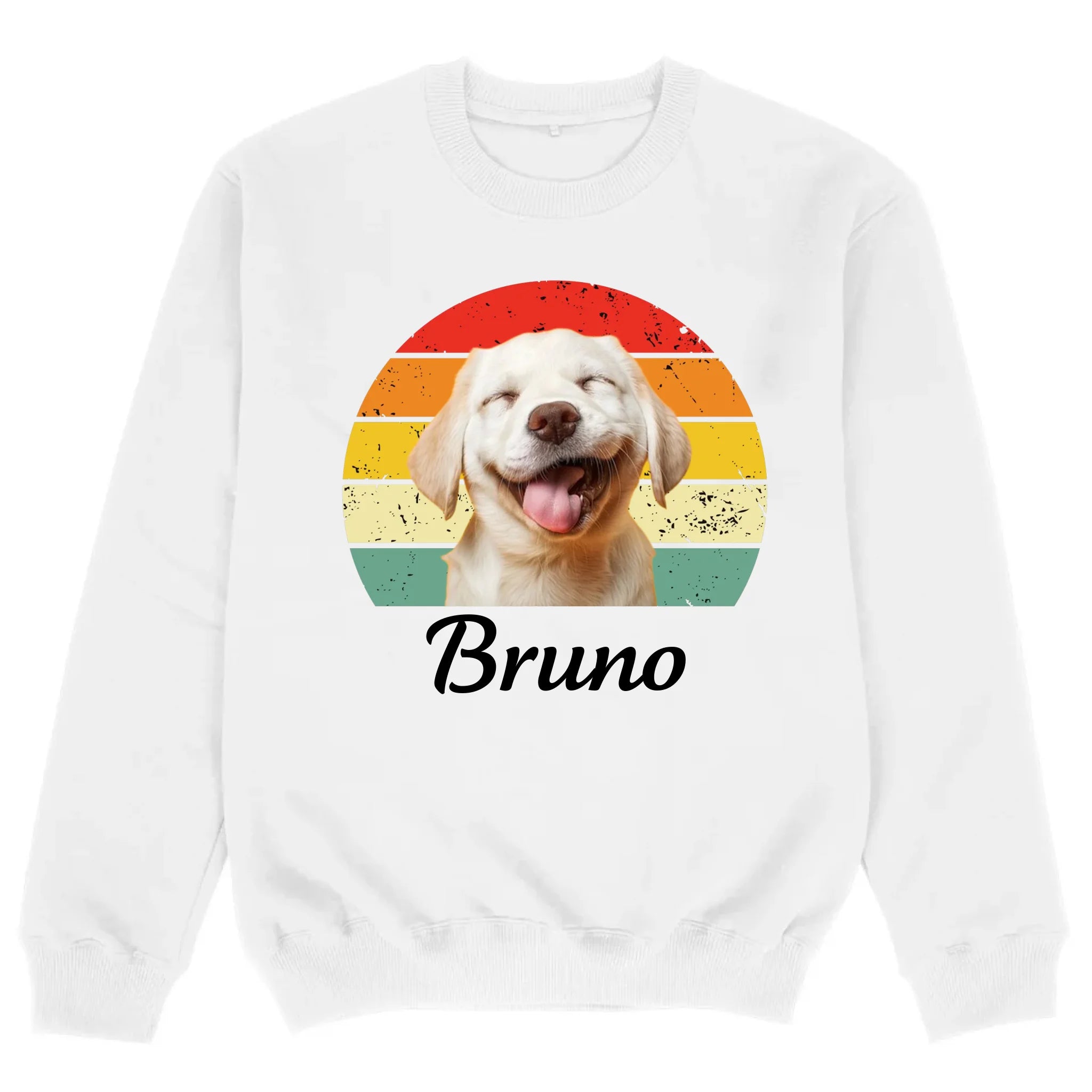 mockup sweater white