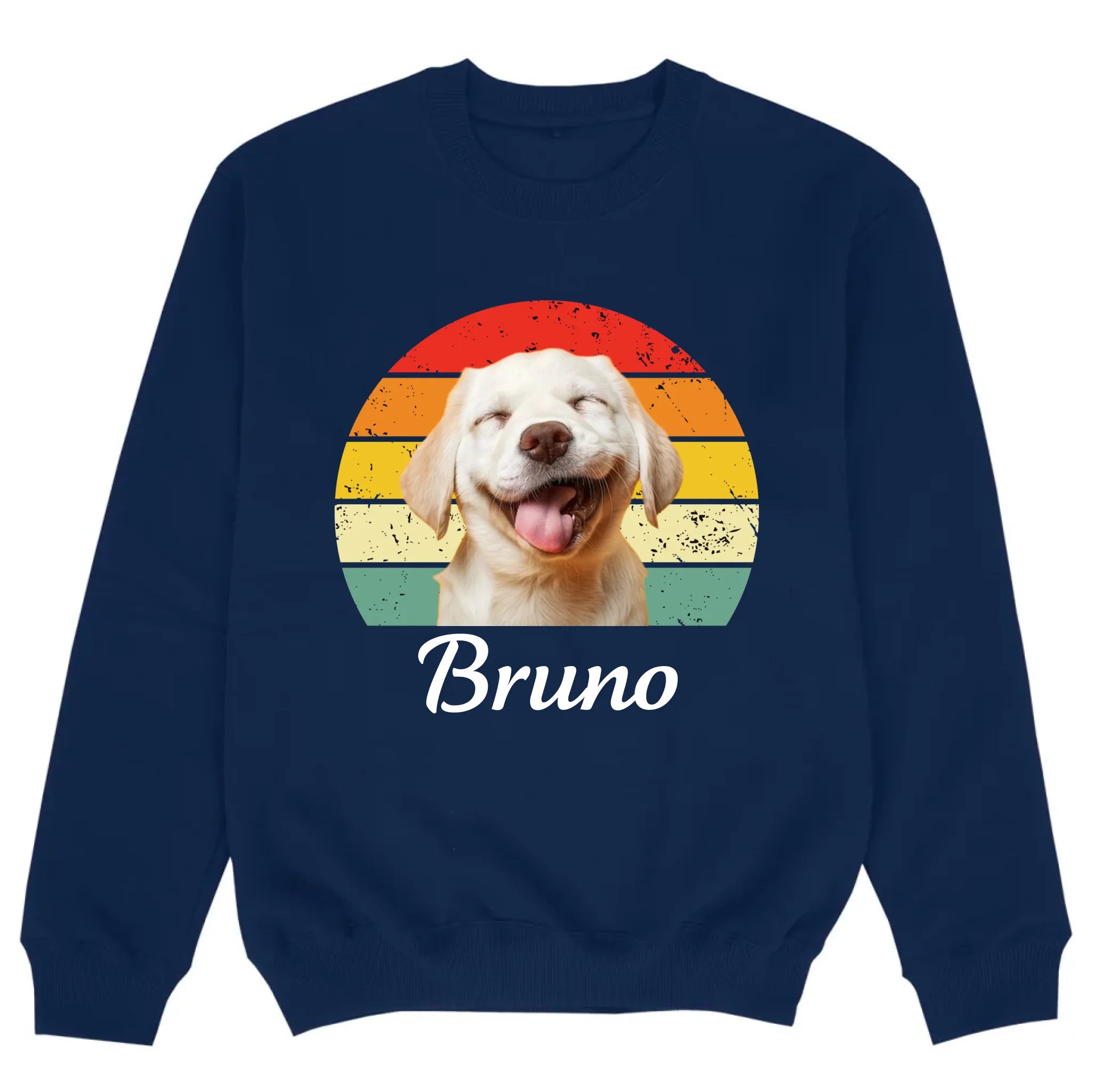 mockup sweater navy