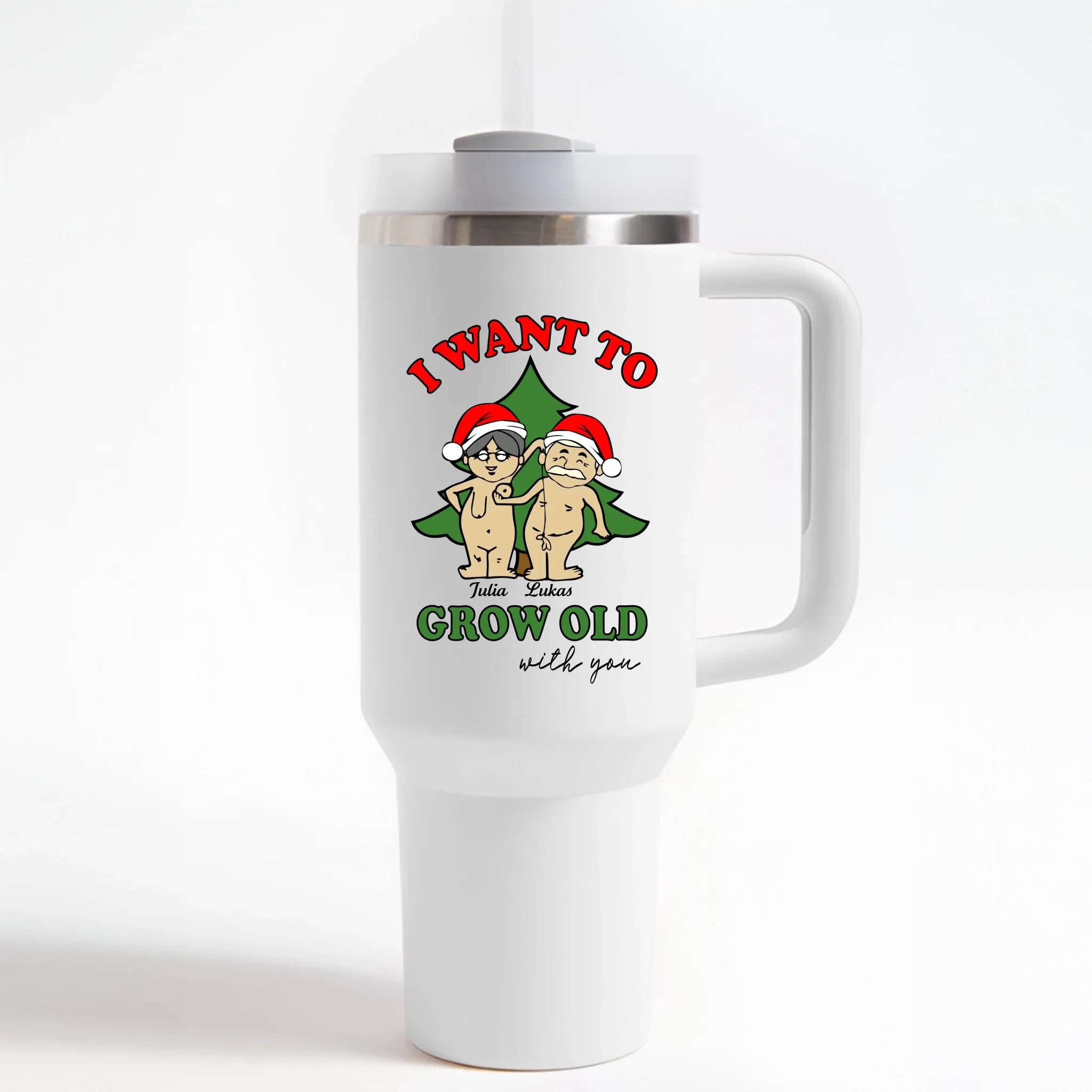 GROW OLD WITH YOU - Personalisierbarer Thermobecher