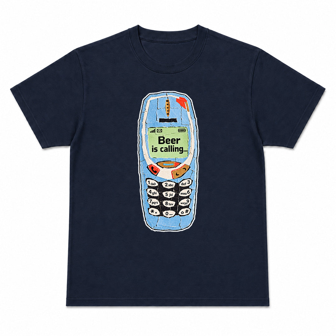 BEER IS CALLING - Premium Unisex T-Shirt