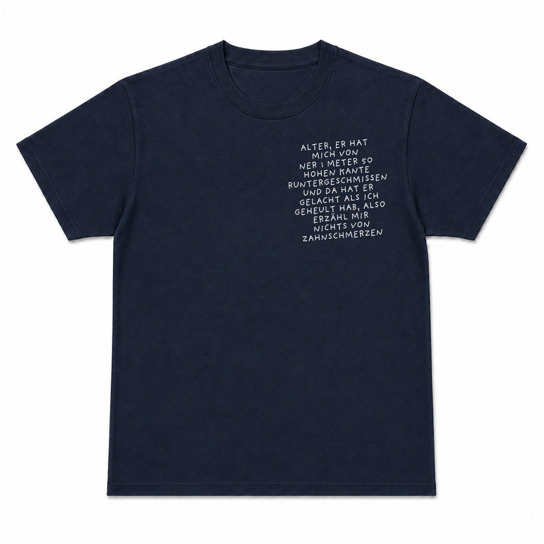 ZAHNSCHMERZEN - Premium Unisex T-Shirt – Chest Print