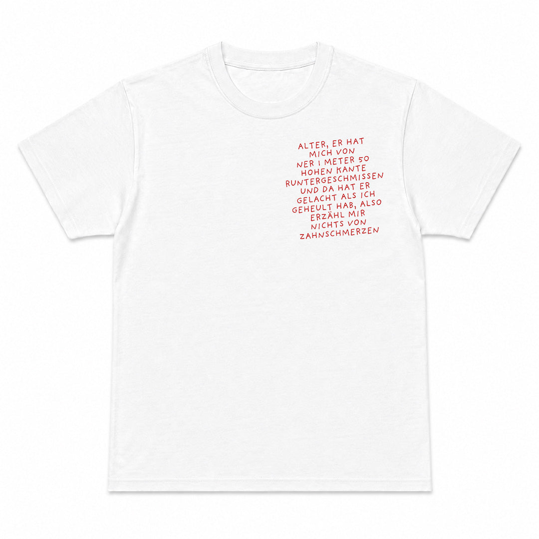 ZAHNSCHMERZEN - Premium Unisex T-Shirt – Chest Print