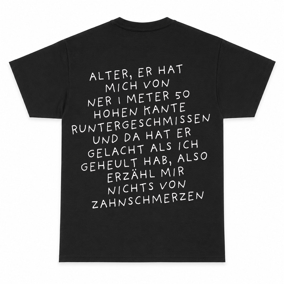 ZAHNSCHMERZEN - Premium Unisex T-Shirt – Back Print