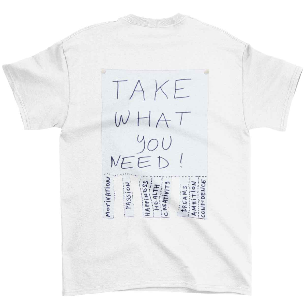 TAKE WHAT YOU NEED - Bio Shirt Herren - Weinspirits