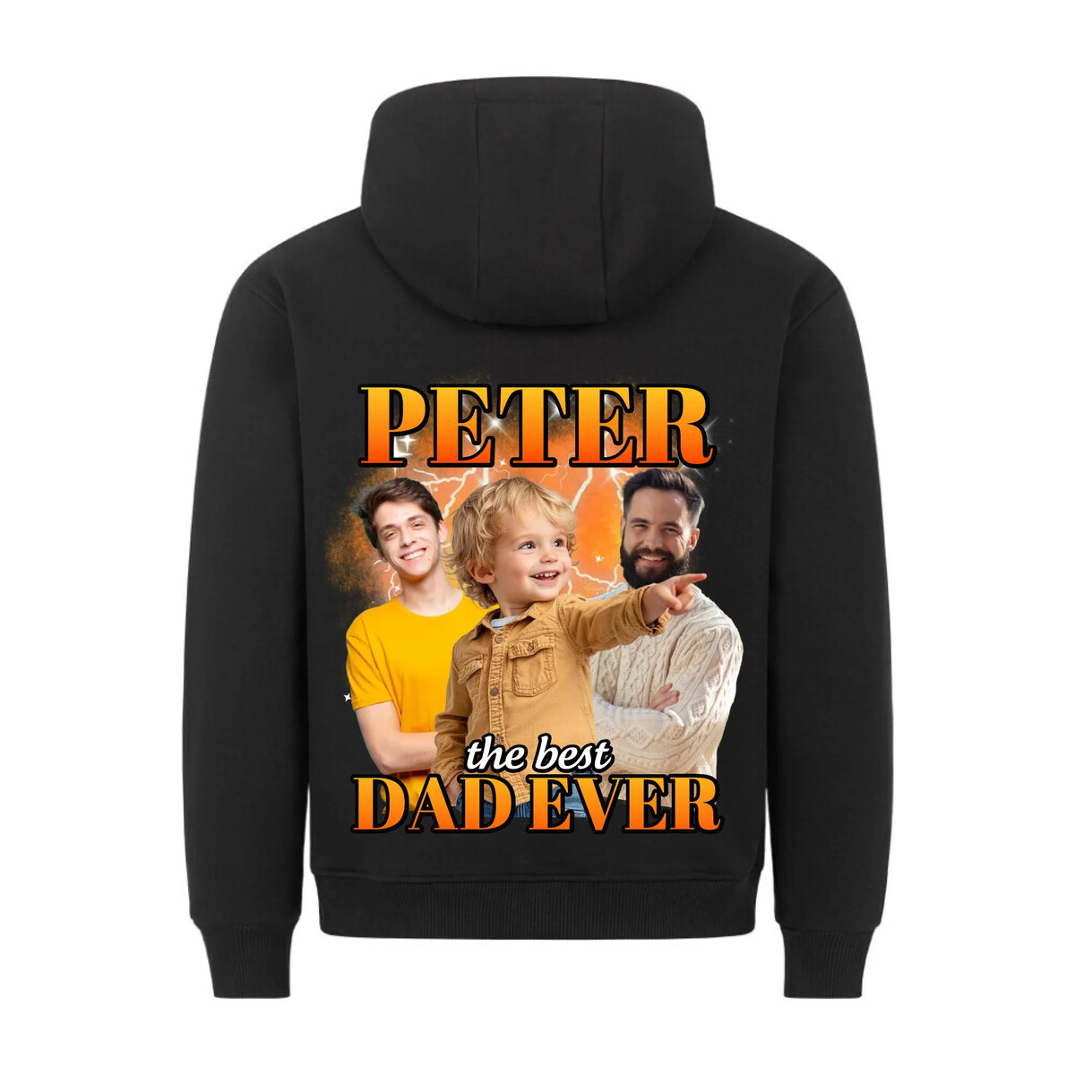THE BEST DAD BOOTLEG - Customizable Hoodie