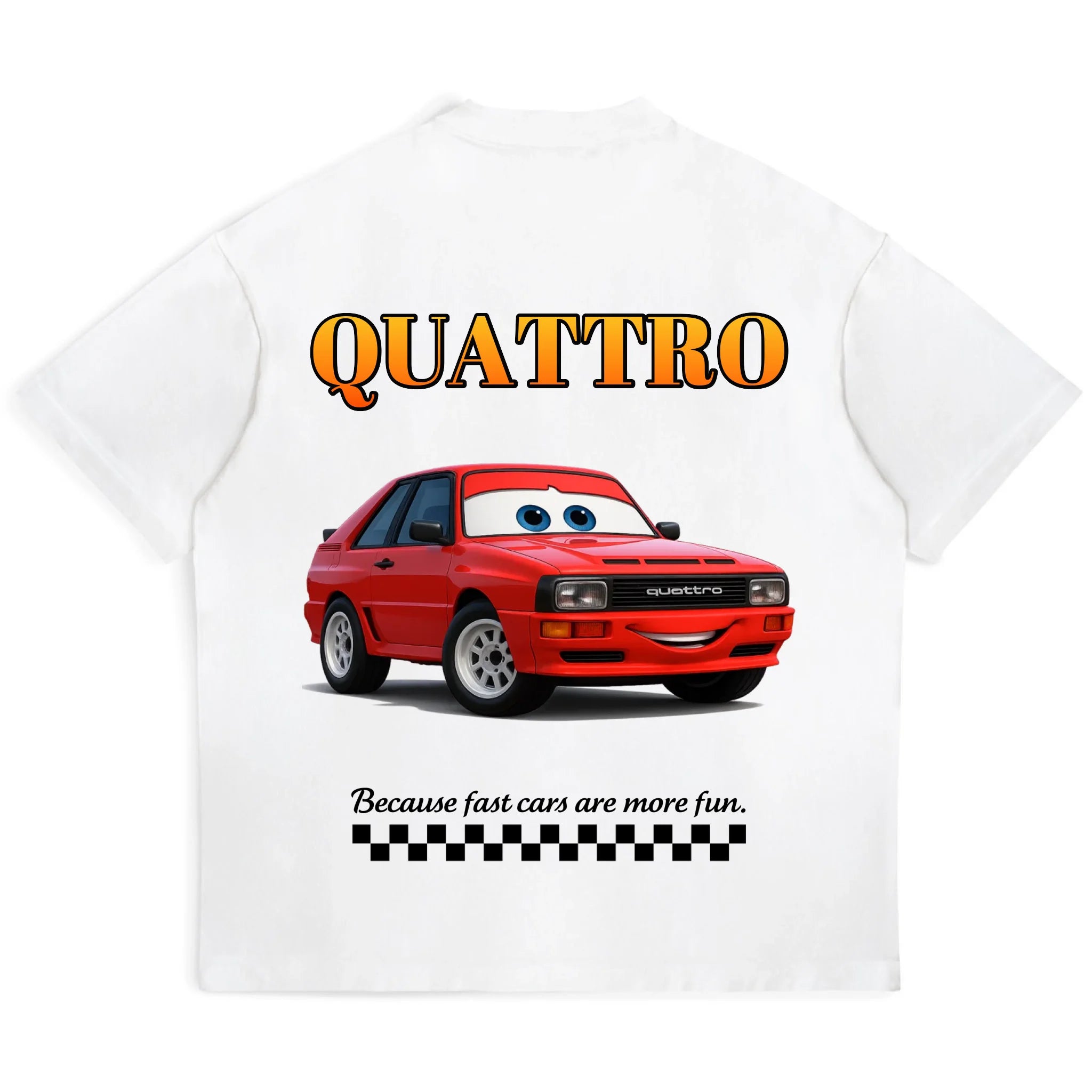 white tee mockup back