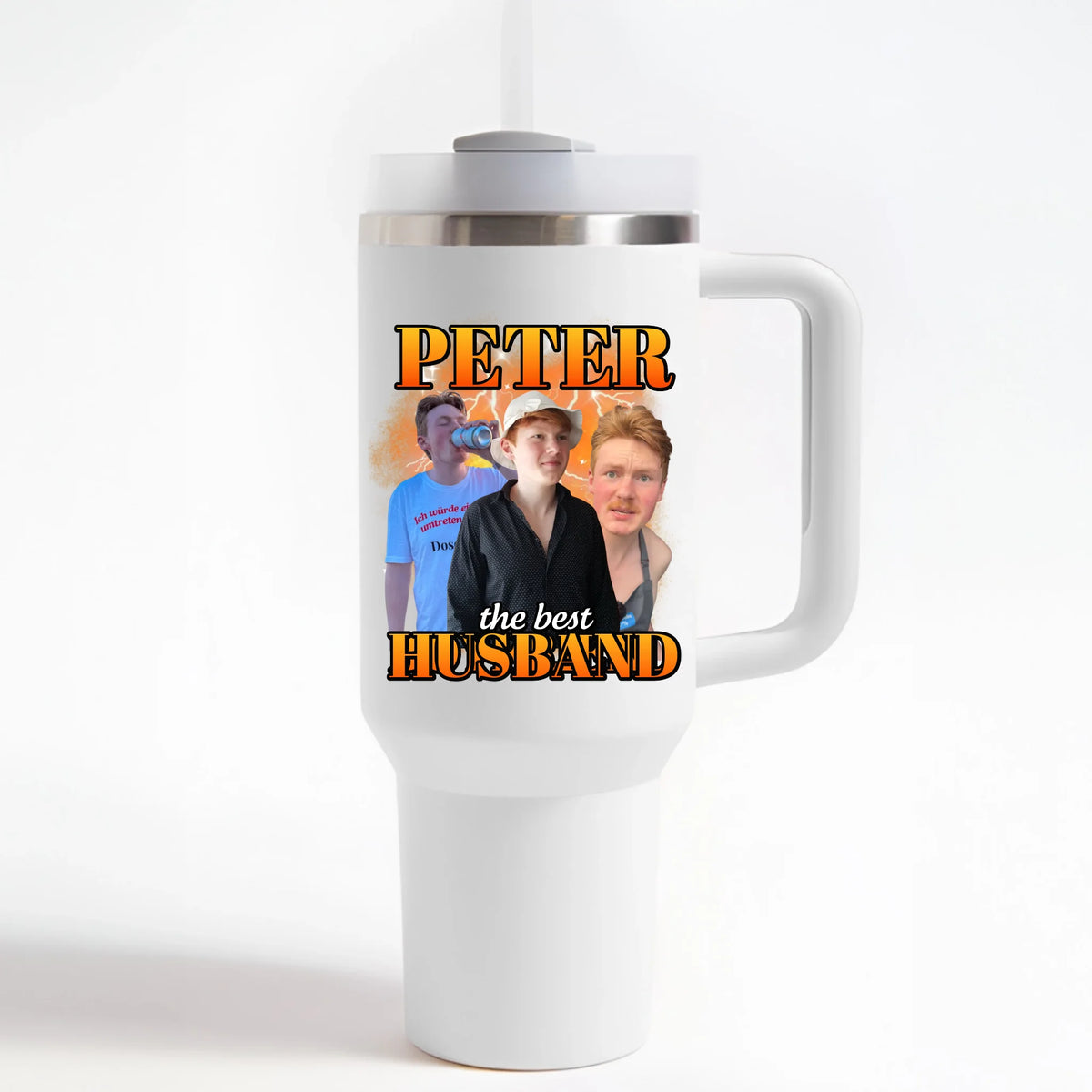 BOYFRIEND/HUSBAND FOTO - Personalisierbarer Thermobecher