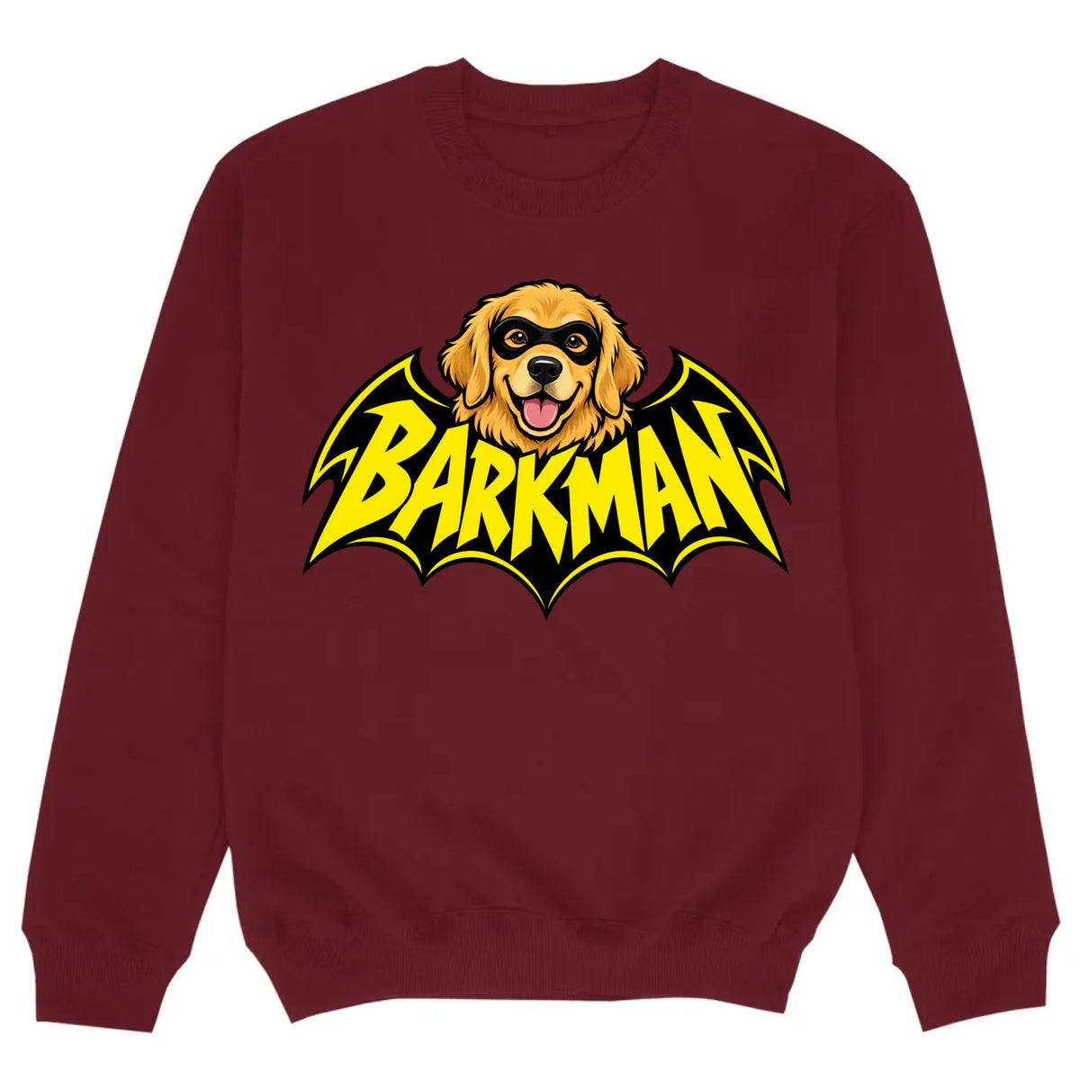 mockup sweater burgund