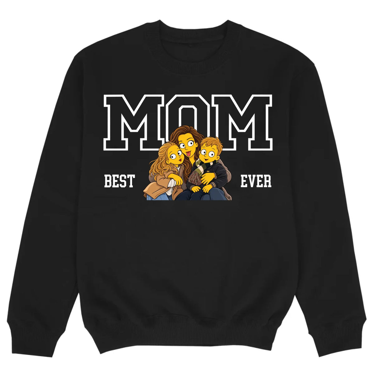 mockup sweater black