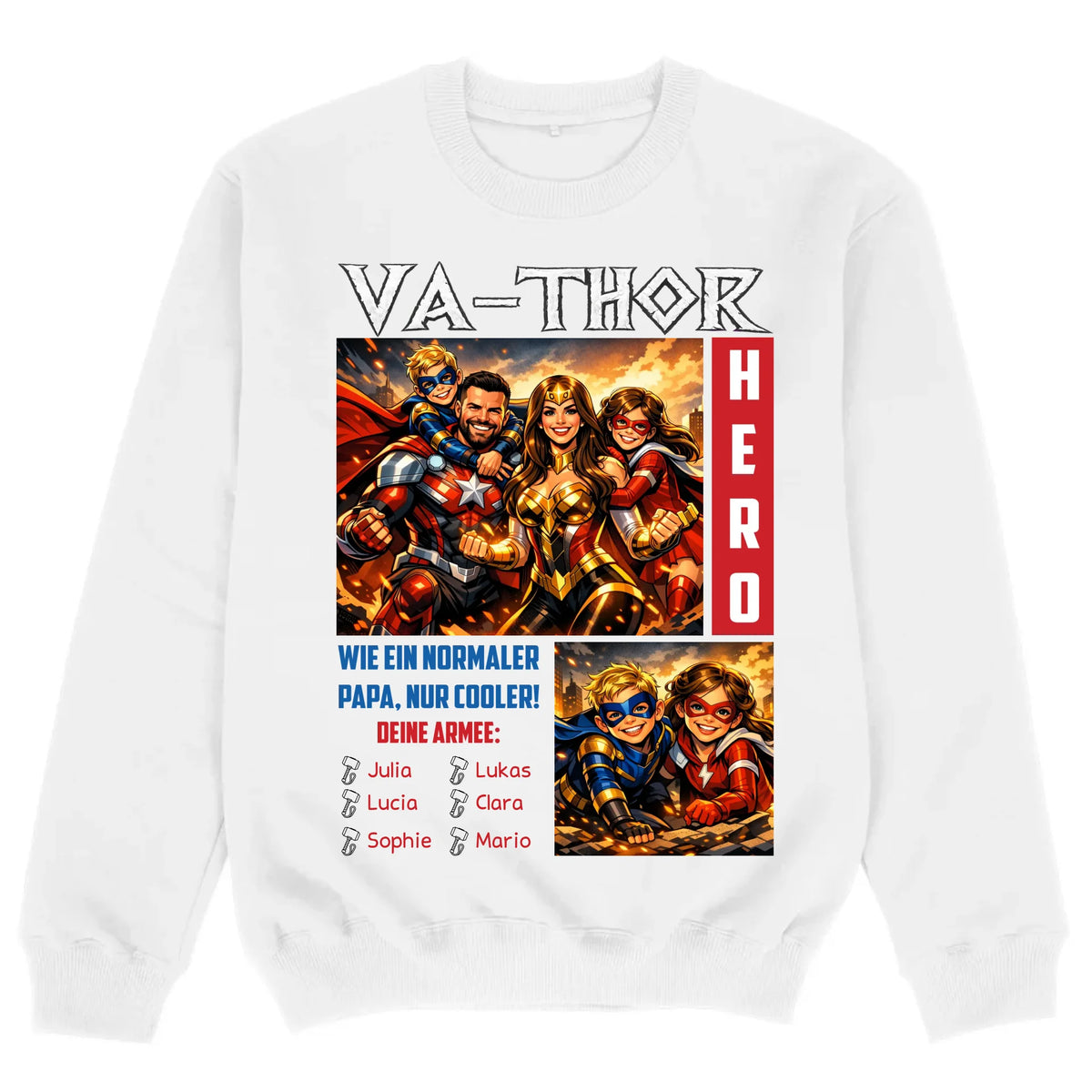 mockup sweater white