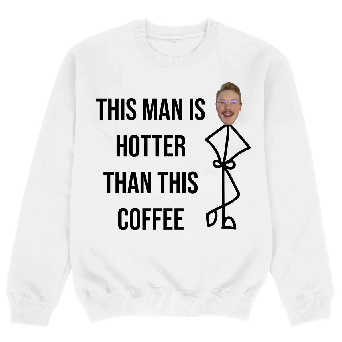 mockup sweater white
