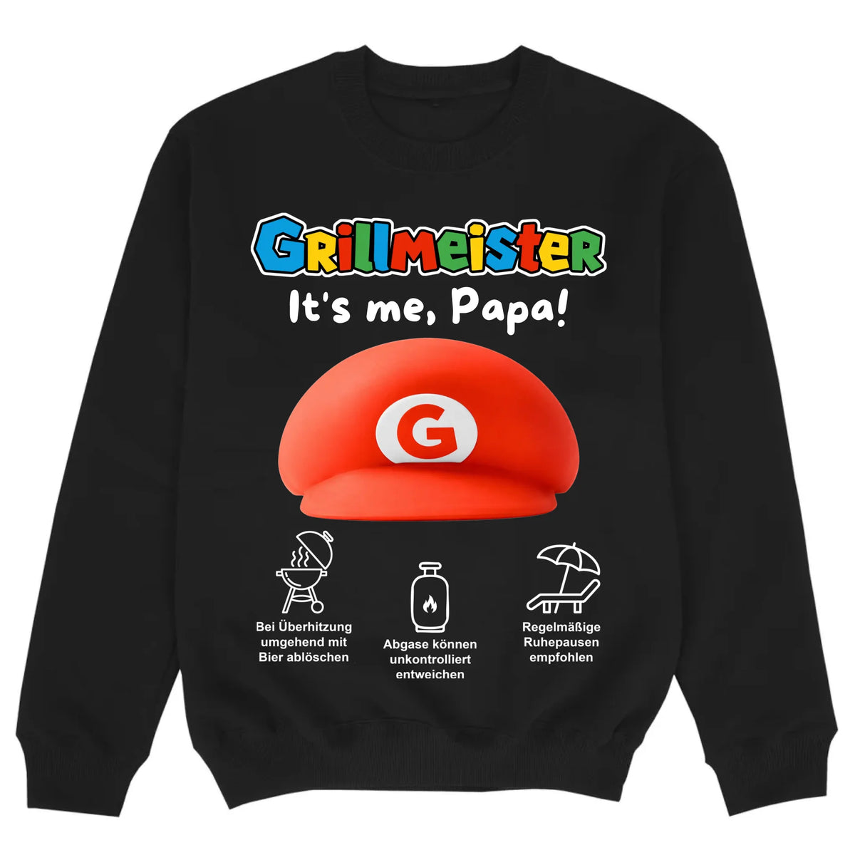 mockup sweater black