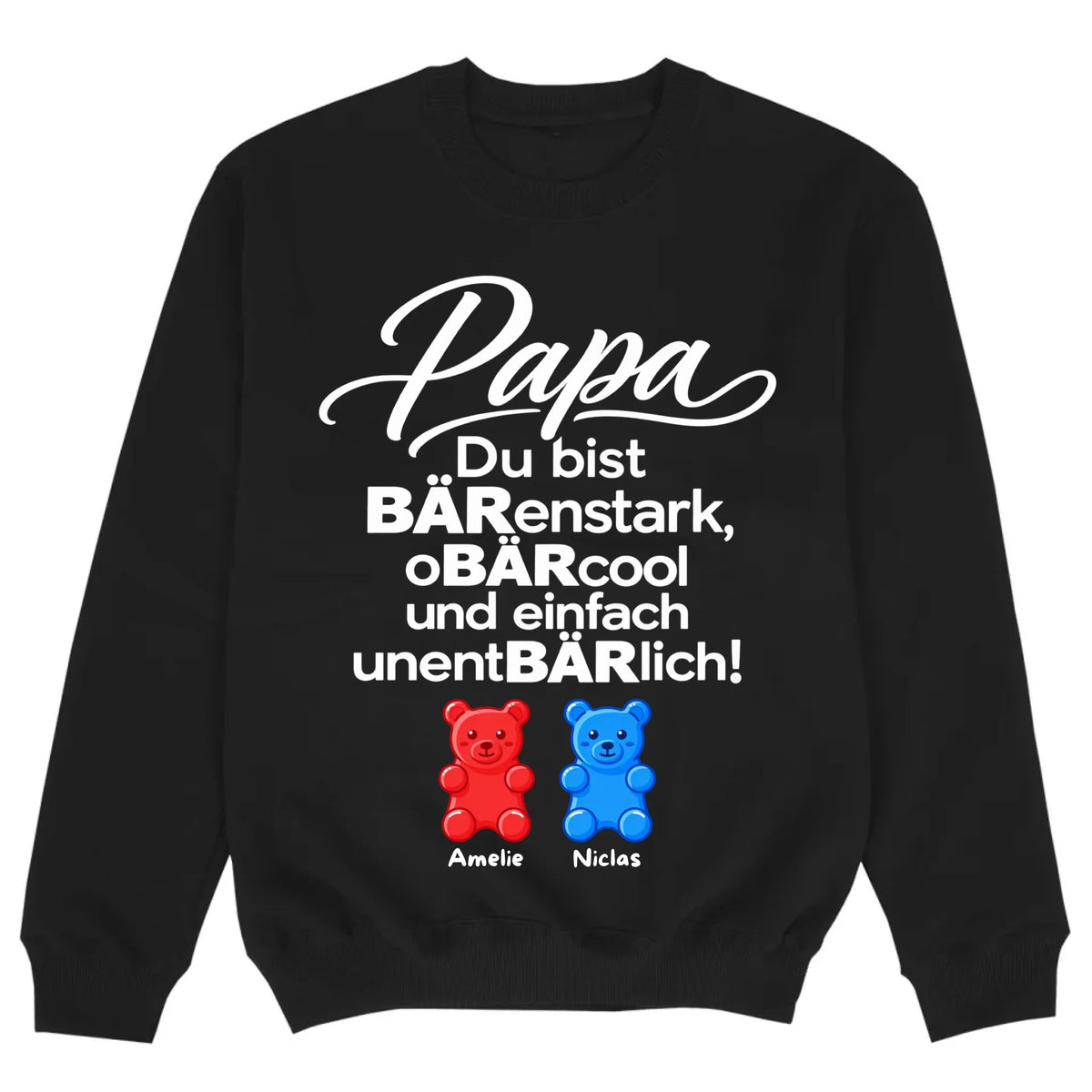 mockup sweater black