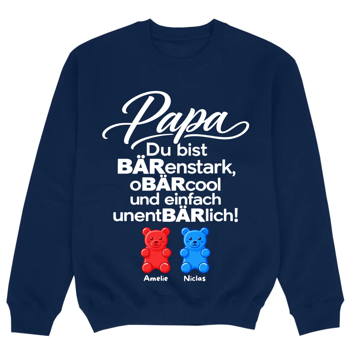 mockup sweater navy
