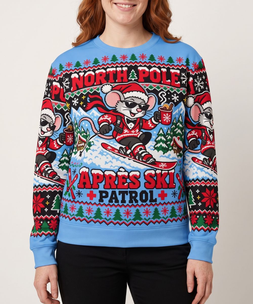 NORTH POLE APRES SKI PATROL - Signature Christmas Sweater