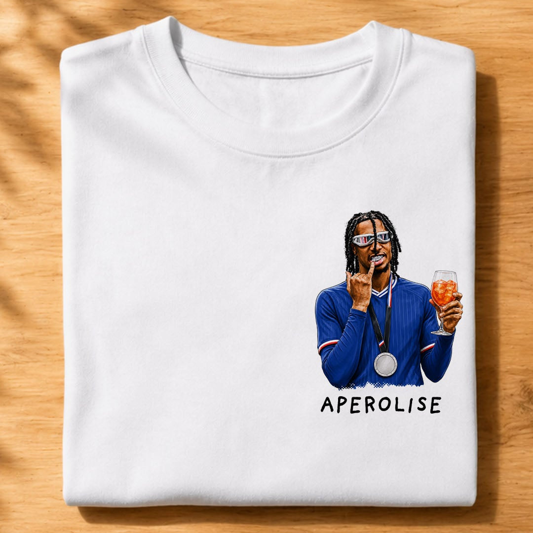 APEROLISE CHEST PRINT - Premium Unisex T-Shirt