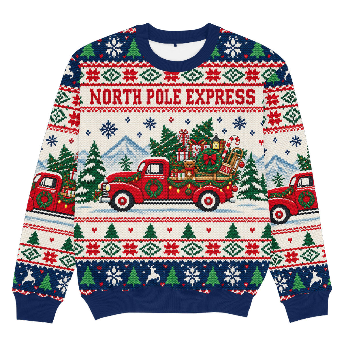NORTH POLE EXPRESS - Signature Christmas Sweater