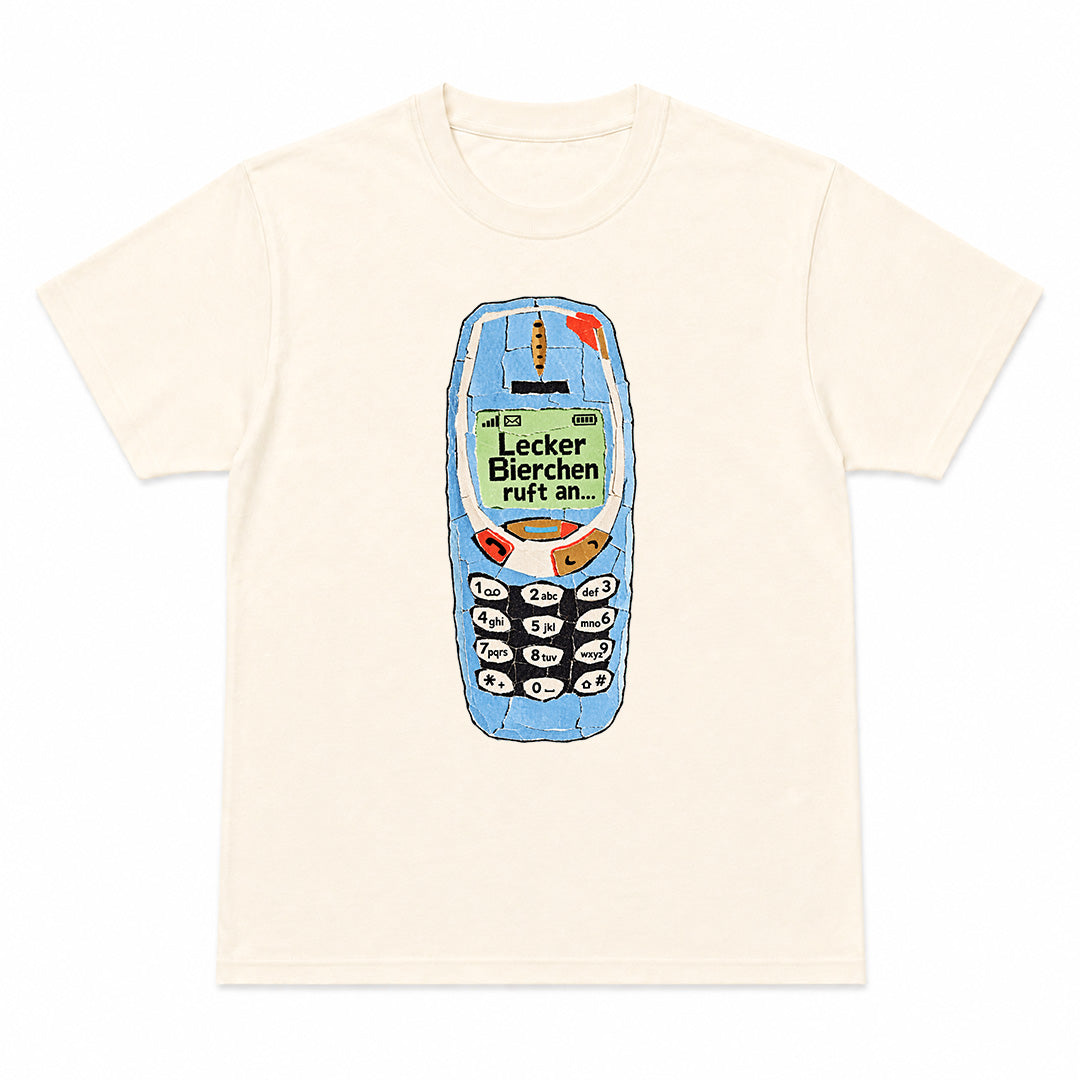 LECKER BIERCHEN RUFT AN - Premium T-Shirt Unisex