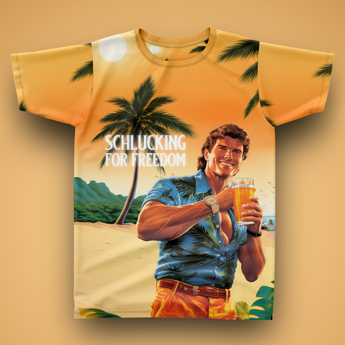SCHLUCKING FOR FREEDOM - Fullprint Shirt