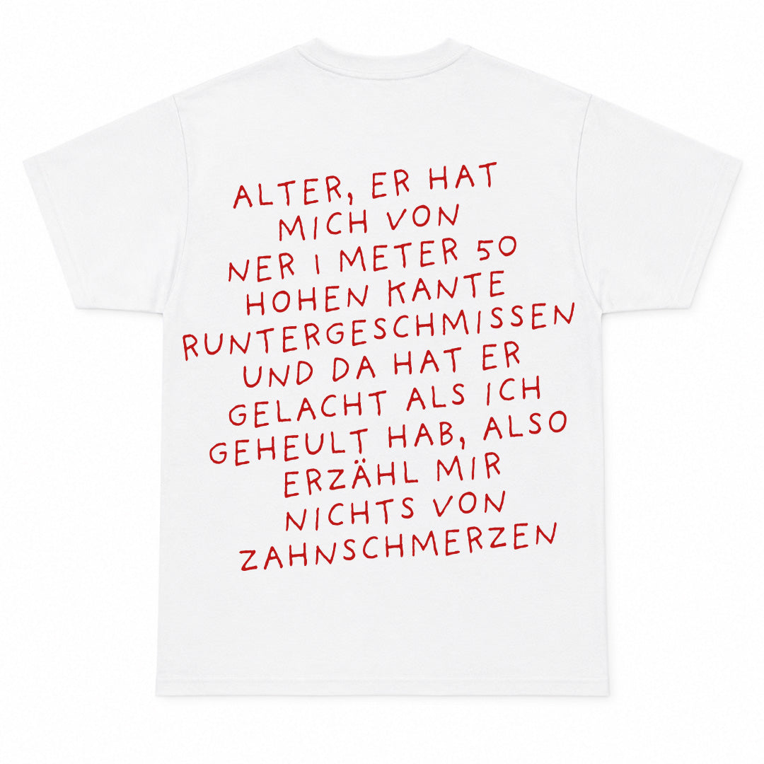 ZAHNSCHMERZEN - Premium Unisex T-Shirt – Back Print