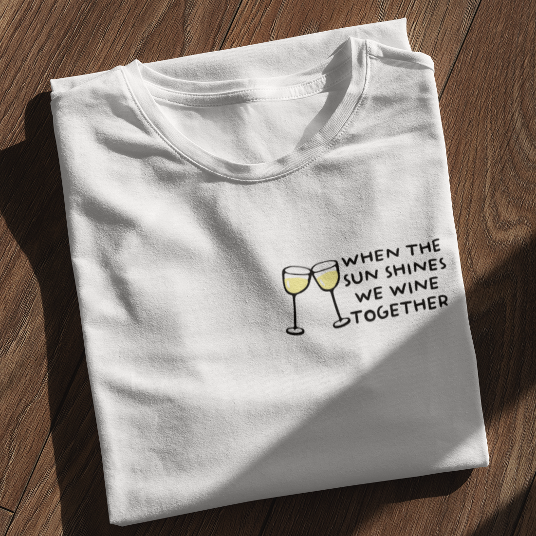 WHEN THE SUN SHINES - Premium Shirt Damen - Weinspirits